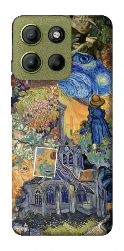 Чехол на Motorola Moto G15 4G Van Gogh collage фото 1 из 1