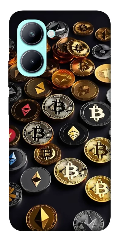 Чехол на Realme C33 Many coins фото 1 из 1