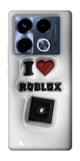 Чохол на Infinix Note 40 4G I love Roblox фото 1 з 1