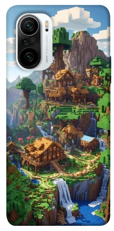 Чохол на Xiaomi Redmi K40 / K40 Pro / K40 Pro+ / Poco F3 Minecraft universe фото 1 з 1