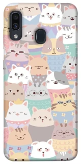 Чехол на Samsung Galaxy A20 / A30 Funny Kittens ver.2 фото 1 из 1