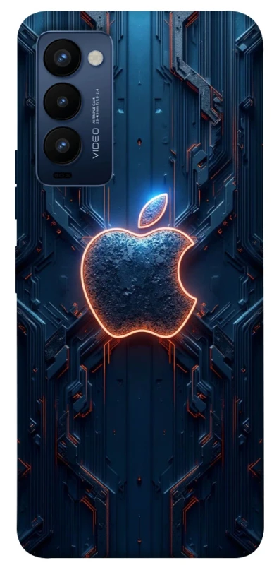 Чехол на TECNO Camon 18 Apple logo ver.1 фото 1 из 1