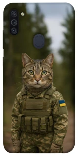 Чехол на Samsung Galaxy M11 Кот защитник фото 1 из 1