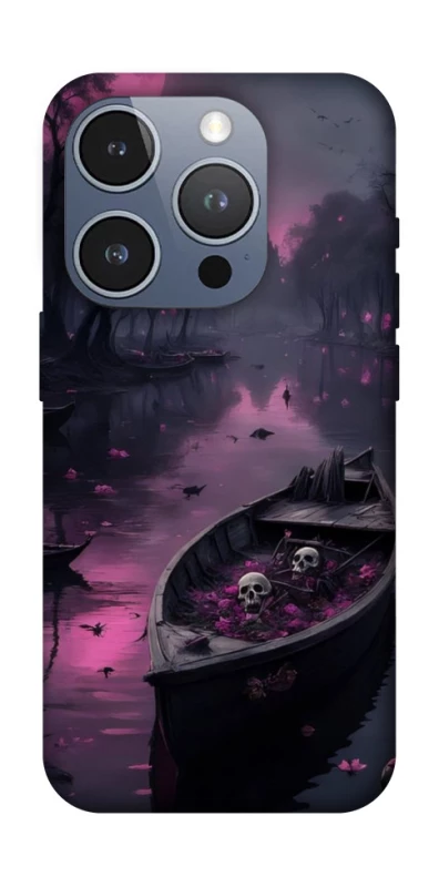 Чохол на Apple iPhone 16 Pro Boat and flamingo фото 1 з 1