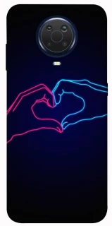 Чехол на Nokia G20 / G10 / 6.3 Neon love фото 1 из 1