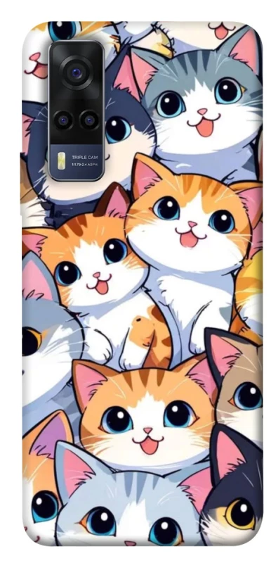 Чохол на Vivo Y53s Cute Cat v2 фото 1 з 1
