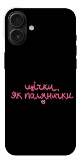 Чехол на Apple iPhone 16 Plus Щічки, як палянички фото 1 из 1