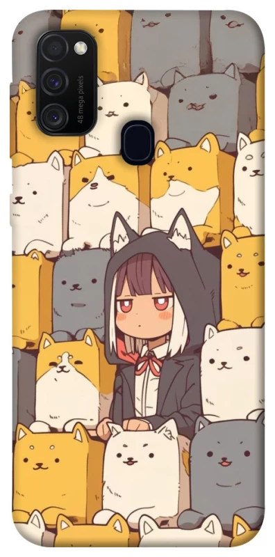 Чохол на Samsung Galaxy M30s / M21 Like a cat фото 1 з 1