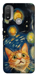 Чохол на Motorola Moto E20 paint cat фото 1 з 1