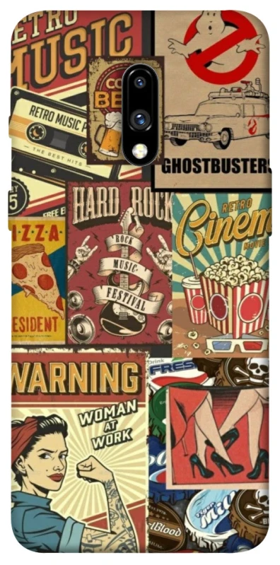 Чехол на OnePlus 7 Retro collage ver.2 фото 1 из 1