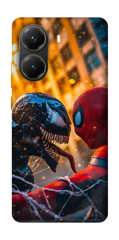 Чехол на Xiaomi Poco X7 Pro Venom vs Spiderman фото 1 из 1