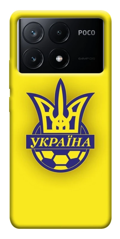 Чохол на Xiaomi Poco X6 UA-Football ver.7 фото 1 з 1