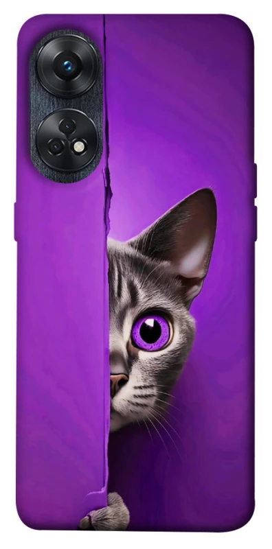 Чохол на Oppo Reno 8T 4G Кіт-підглядач фото 1 з 1