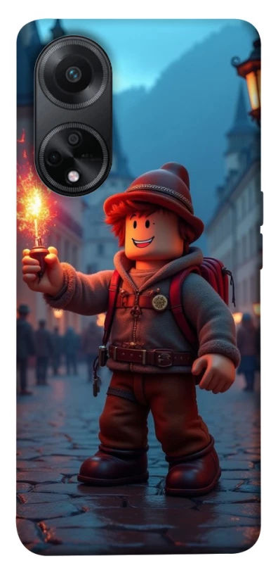 Чохол на Oppo A58 4G Roblox Fire Logo Blue Flames фото 1 з 1