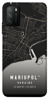Чехол на Xiaomi Poco M3 Mariupol map фото 1 из 1