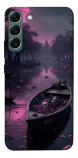 Чехол на Samsung Galaxy S22+ Boat and flamingo фото 1 из 1