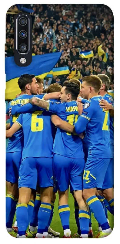 Чехол на Samsung Galaxy A70 (A705F) Сборная Украины v3 фото 1 из 1