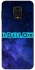 Чехол на Xiaomi Redmi Note 9s / Note 9 Pro / Note 9 Pro Max Roblox Space Logo Blue фото 1 из 1