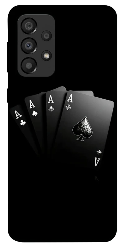 Чохол на Samsung Galaxy A33 5G Black Cards фото 1 з 1