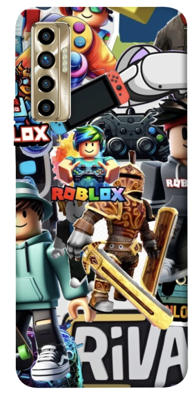 Чехол на TECNO Camon 17P Roblox collage ver.1 фото 1 из 1