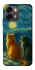 Чехол на Oppo A6 Cats under the stars фото 1 из 2