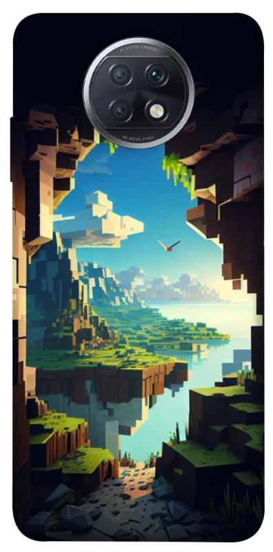 Чохол на Xiaomi Redmi Note 9 5G / Note 9T Minecraft sunrise фото 1 з 1