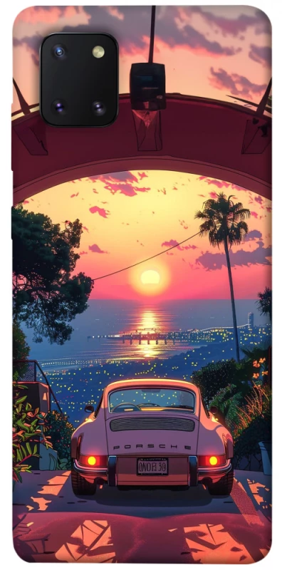 Чохол на Samsung Galaxy Note 10 Lite (A81) Porsche at sunset фото 1 з 1