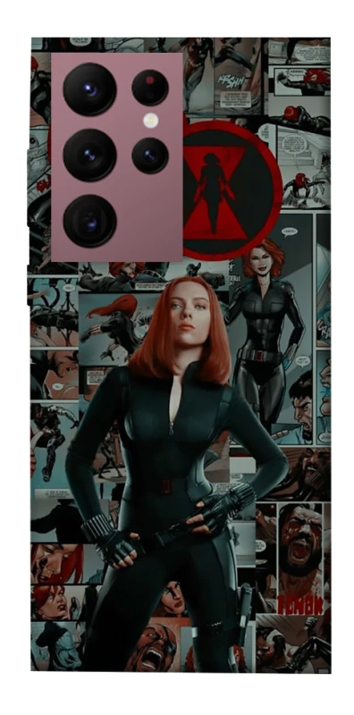 Чохол на Samsung Galaxy S22 Ultra Black Widow фото 1 з 1