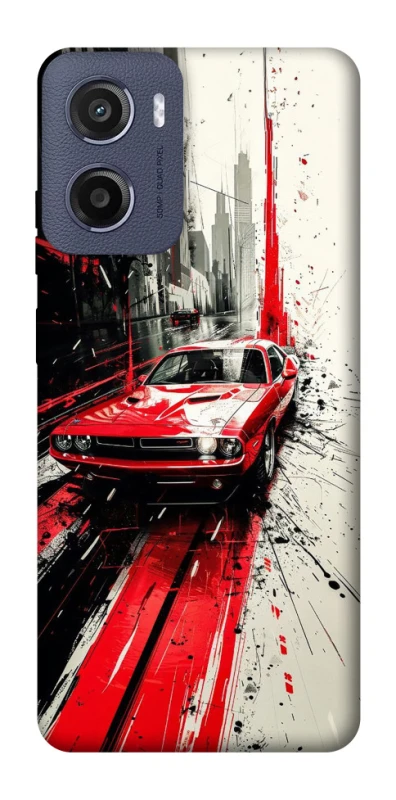 Чехол на Motorola Moto E15 Painted Mustang фото 1 из 1