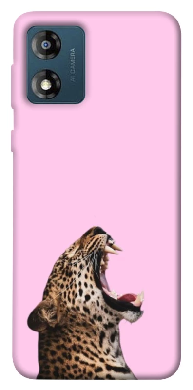Чехол на Motorola Moto E13 Leopard Meow фото 1 из 1