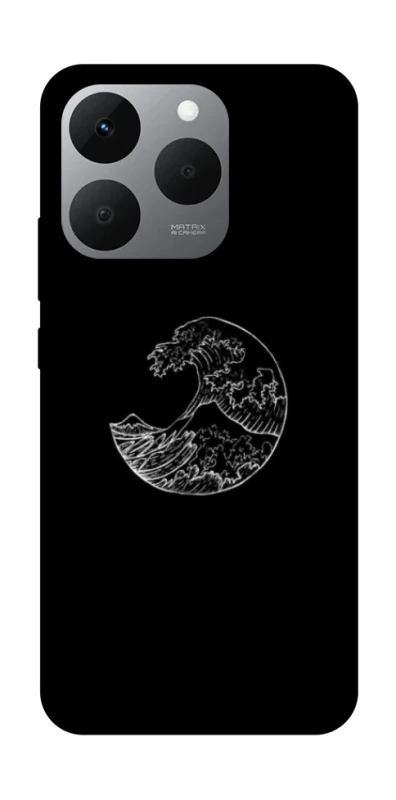 Чехол на Realme 15T Black tsunami фото 1 из 1