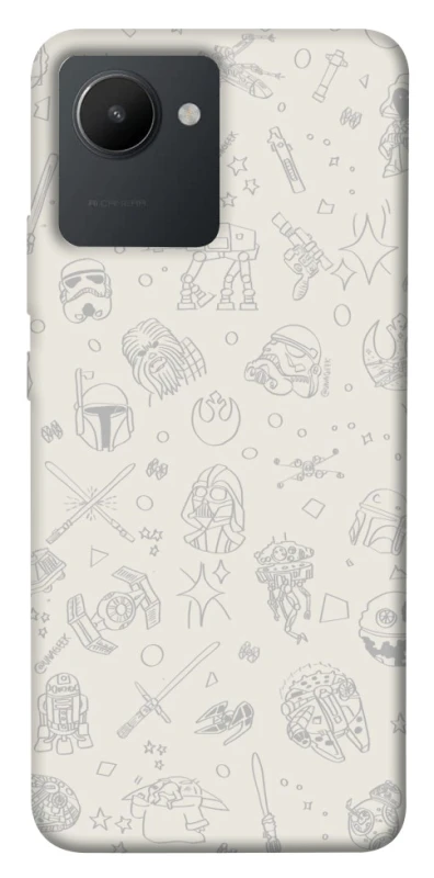 Чохол на Realme C30s Star Wars background ver.1 фото 1 з 1
