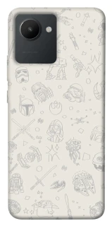 Чохол на Realme C30s Star Wars background ver.1 фото 1 з 1