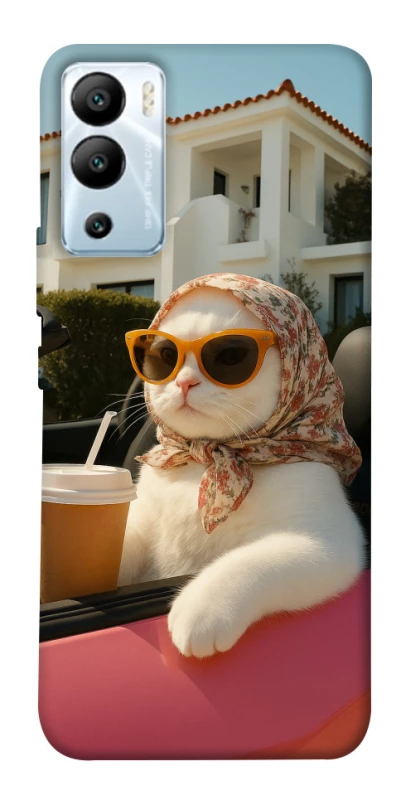 Чохол на Infinix Hot 12i Stylish Cat Cruise фото 1 з 1