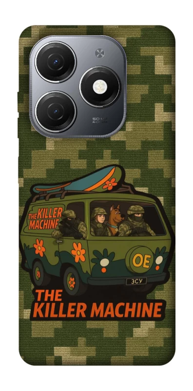 Чехол на TECNO Spark 20 Funny machine фото 1 из 1