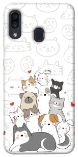 Чехол на Samsung Galaxy A20 / A30 Funny Pets фото 1 из 1