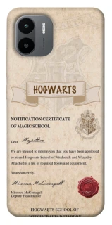 Чехол на Xiaomi Redmi A1 / A2 The Hogwarts acceptance letter фото 1 из 1