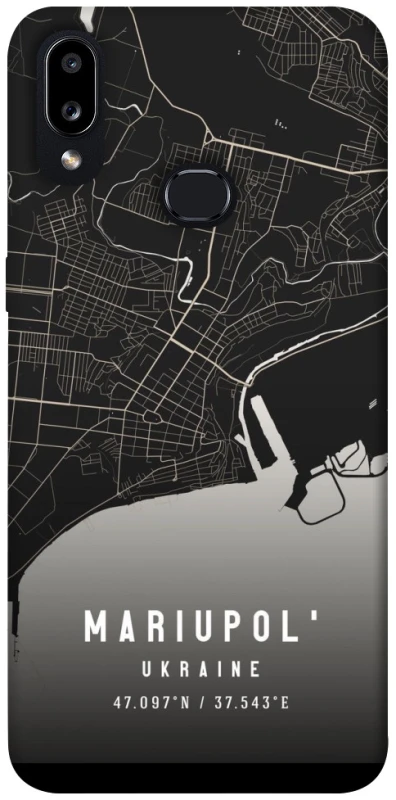 Чохол на Samsung Galaxy A10s Mariupol map фото 1 з 1