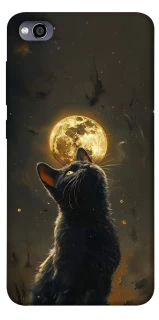 Чохол на Xiaomi Redmi 4a Кіт під місяцем v2 фото 1 з 1