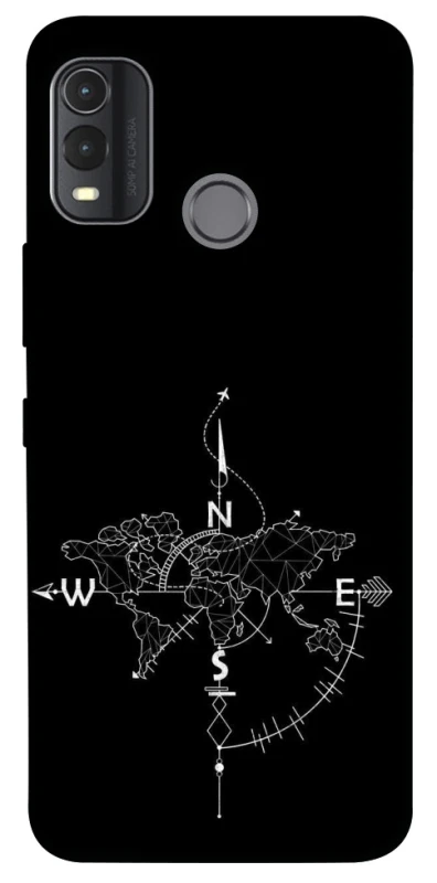 Чохол на Nokia G11 Plus Travel Map фото 1 з 1