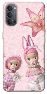 Чохол на Oppo Reno 4 Vintage Blossom Twins фото 1 з 1