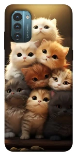 Чехол на Nokia G21 Чехол Kittie Love v2 фото 1 из 1