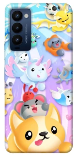 Чехол на TECNO Camon 18 Adopt Me Rainbow Pet Parade фото 1 из 1
