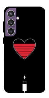 Чехол на Samsung Galaxy S23 FE Charge your heart фото 1 из 1
