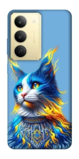 Чохол на Realme 14x Кіт патріот фото 1 з 1