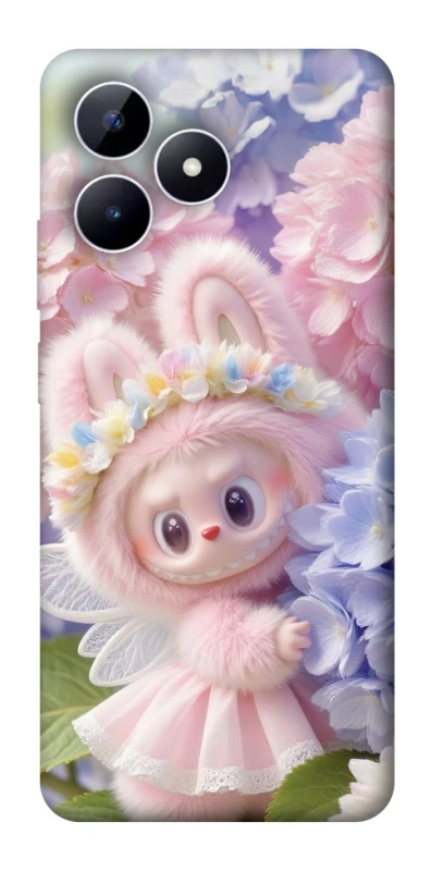 Чохол на Realme Note 50 5G Labubu & Flowers ver.1 фото 1 з 1
