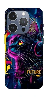 Чохол на Apple iPhone 16 Pro Cyber Cat v2 фото 1 з 1