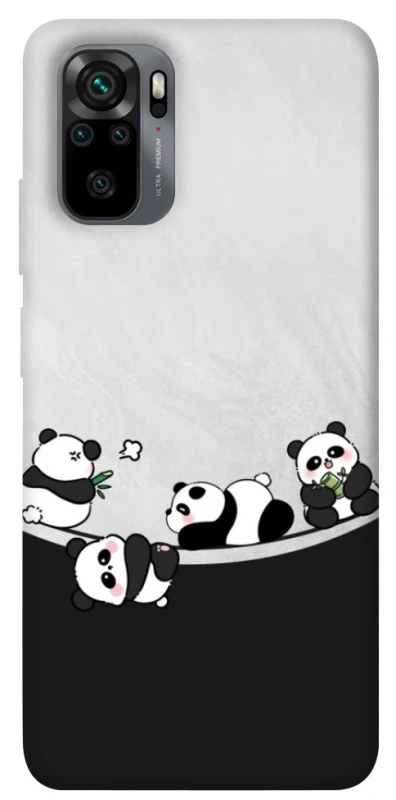 Чохол на Xiaomi Redmi Note 10 / Note 10s Four pandas фото 1 з 1
