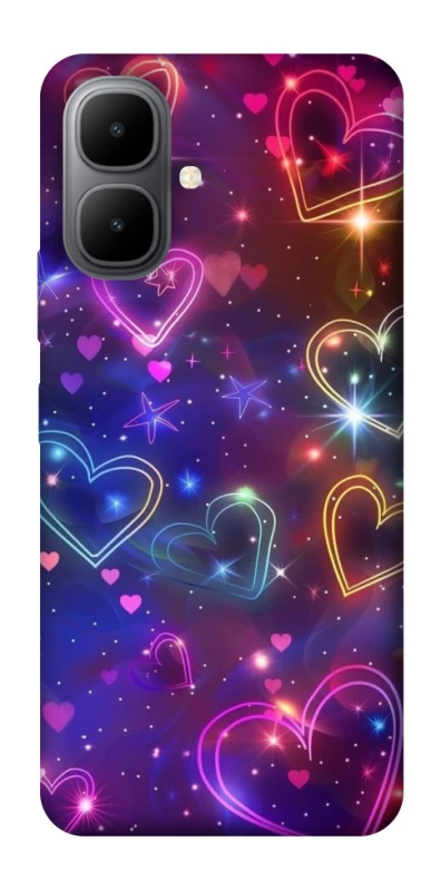 Чехол на Infinix Smart 10 Drawn hearts фото 1 из 1