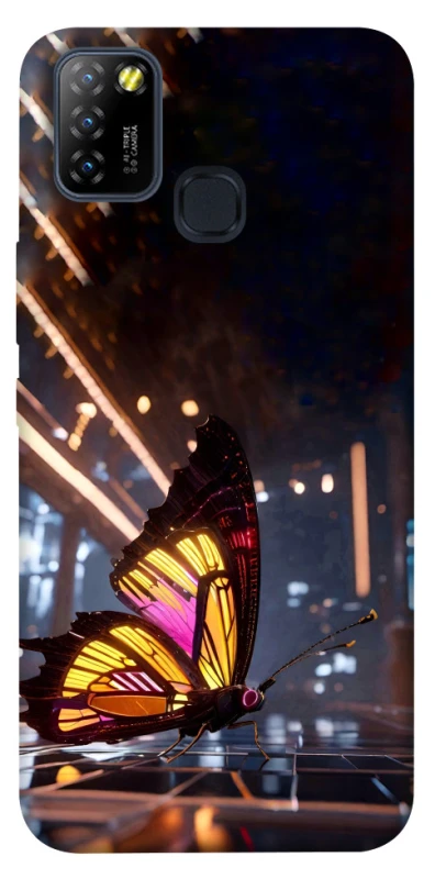 Чохол на Infinix Hot 10 Lite Cyber butterfly фото 1 з 1